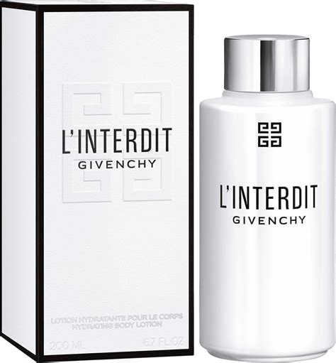 l interdit givenchy body lotion|Givenchy l interdit perfume.